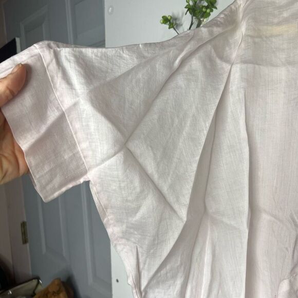 Akemi + Kim Light Pink Oversized Short Sleeved Shirt - Picture 7 of 9